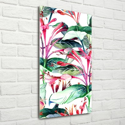 Acrylbild vertikal Geißblatt