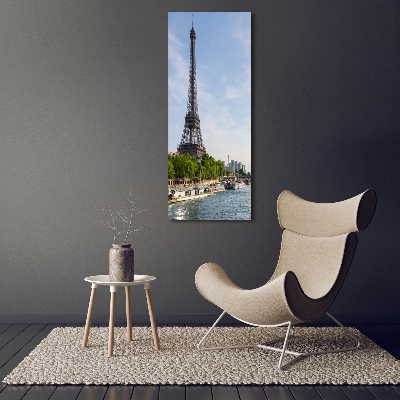 Modernes Acrylbild vertikal Eiffelturm Paris