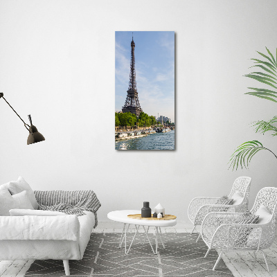 Modernes Acrylbild vertikal Eiffelturm Paris