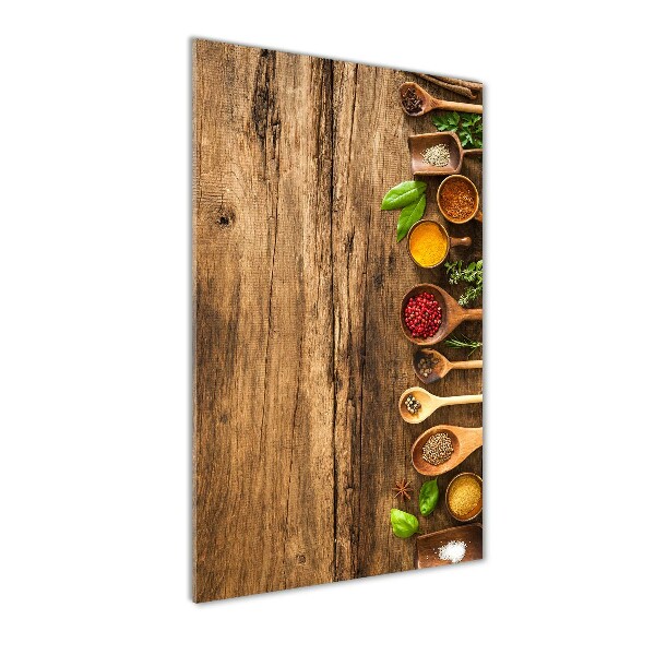 Bild auf Acrylglas vertikal Bunte Gewürze