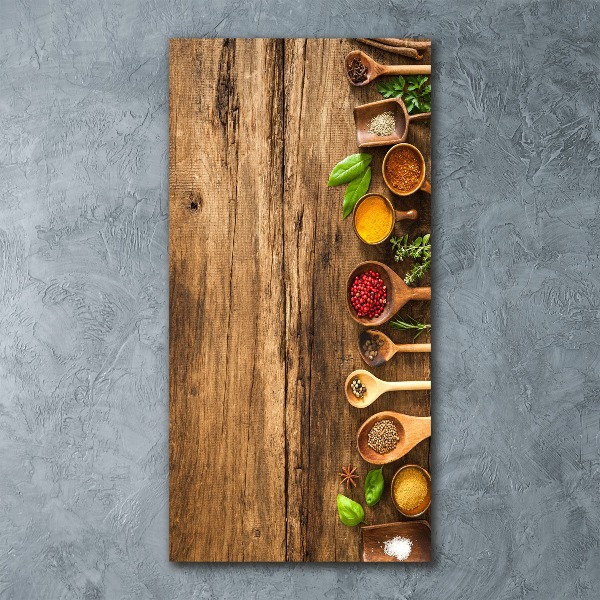 Bild auf Acrylglas vertikal Bunte Gewürze