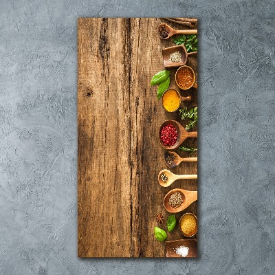 Bild auf Acrylglas vertikal Bunte Gewürze