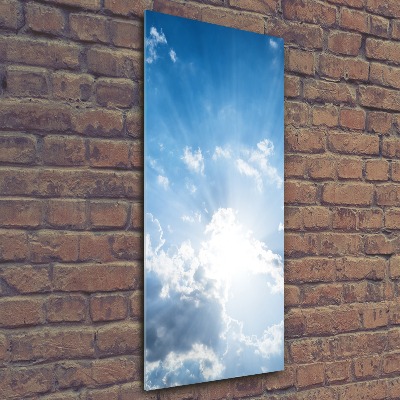 Plexiglasbilder vertikal Wolken am Himmel