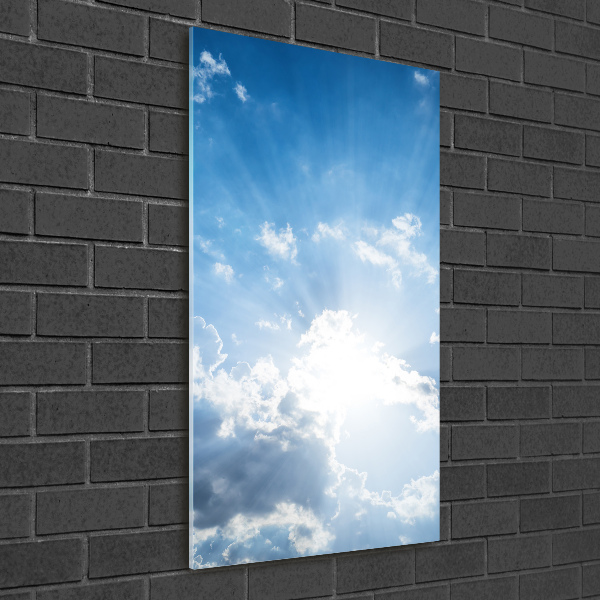Plexiglasbilder vertikal Wolken am Himmel