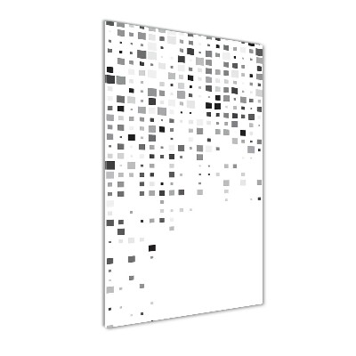 Bild auf Acrylglas vertikal Abstraktionsquadrate