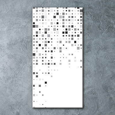 Bild auf Acrylglas vertikal Abstraktionsquadrate
