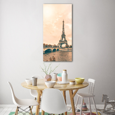 Bild auf Acrylglas vertikal Eiffelturm Paris