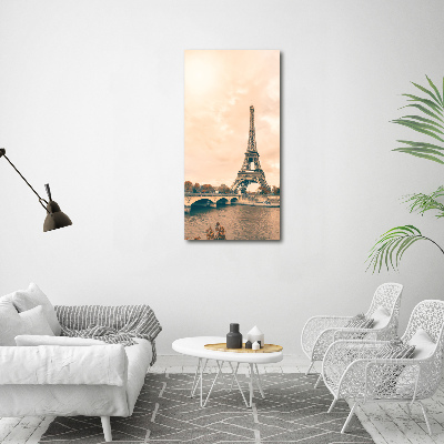 Bild auf Acrylglas vertikal Eiffelturm Paris