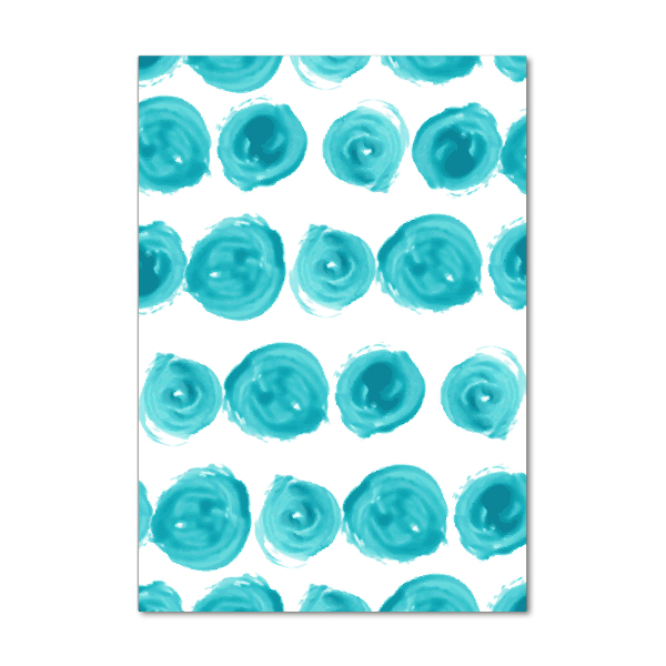 Bild auf Acrylglas vertikal Punkte