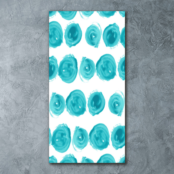 Bild auf Acrylglas vertikal Punkte