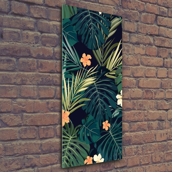 Bild auf Acrylglas vertikal Hawaiianische Blumen