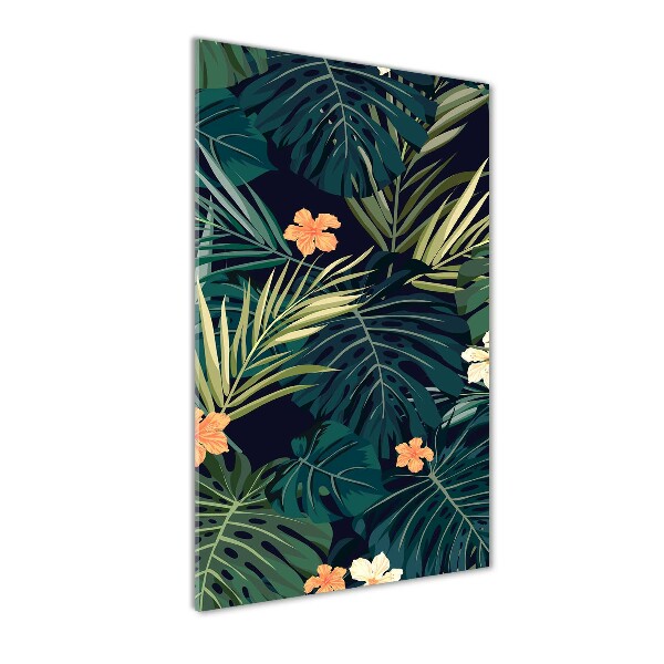 Bild auf Acrylglas vertikal Hawaiianische Blumen