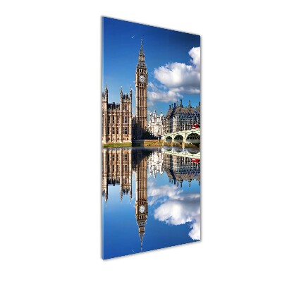 Modernes Acrylbild vertikal Big Ben London