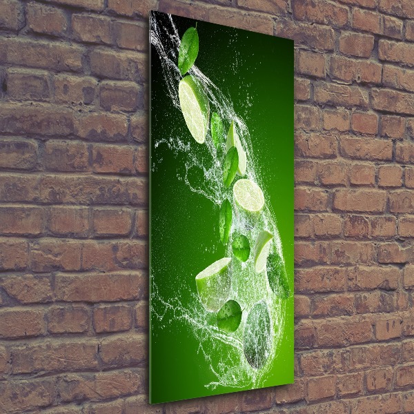 Bild auf Acrylglas vertikal Limes