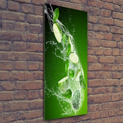 Bild auf Acrylglas vertikal Limes