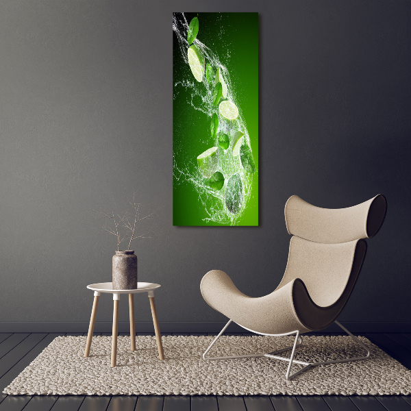 Bild auf Acrylglas vertikal Limes