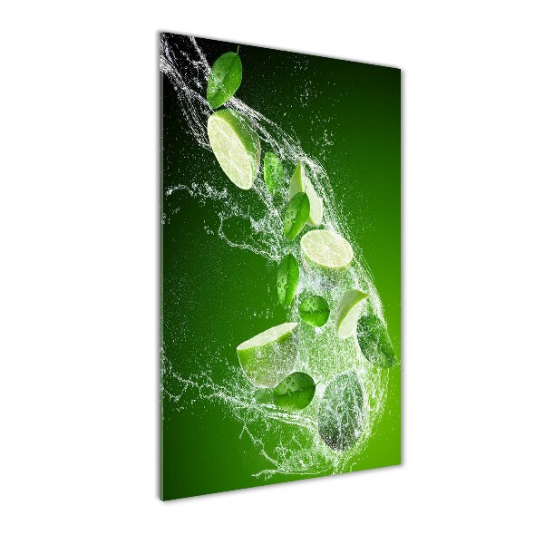 Bild auf Acrylglas vertikal Limes