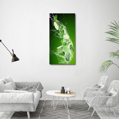 Bild auf Acrylglas vertikal Limes
