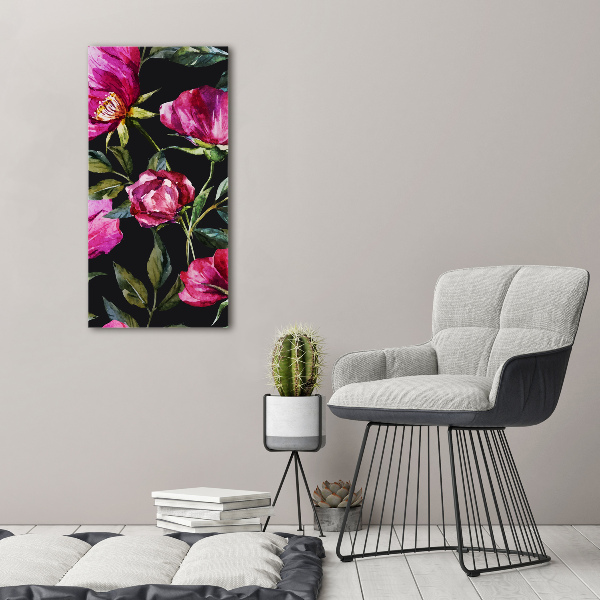 Bild auf Acrylglas vertikal Mohnblumen