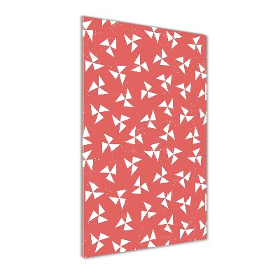 Modernes Acrylbild vertikal Geometrischer Hintergrund