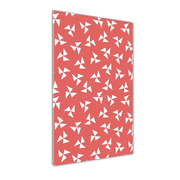 Modernes Acrylbild vertikal Geometrischer Hintergrund