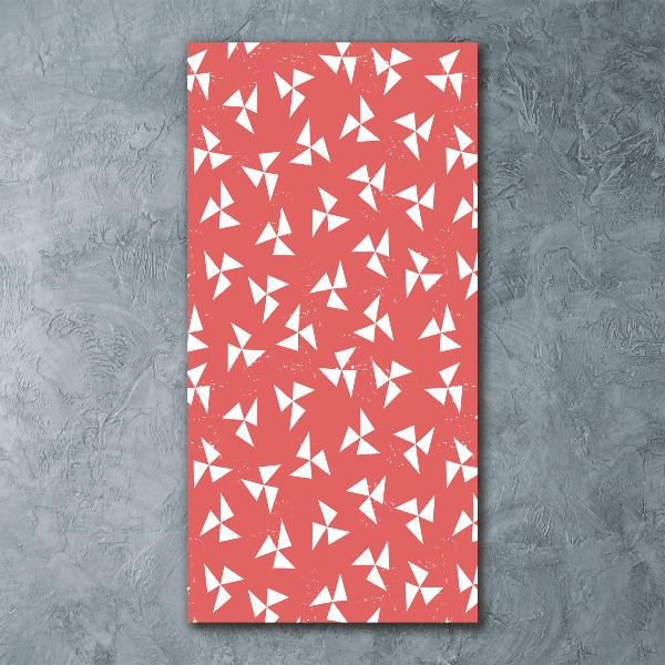 Modernes Acrylbild vertikal Geometrischer Hintergrund