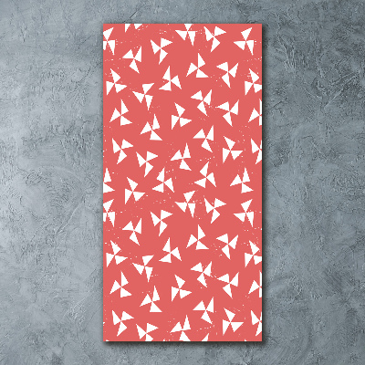 Modernes Acrylbild vertikal Geometrischer Hintergrund