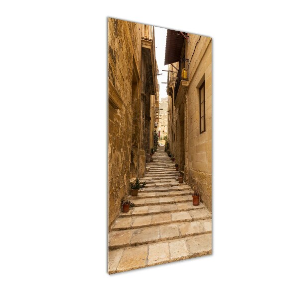 Bild auf Acrylglas vertikal Straßen in Malta