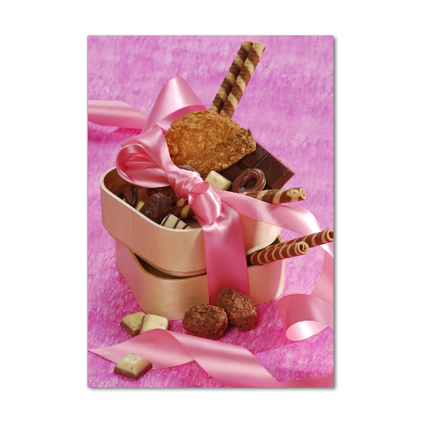 Acrylbild vertikal Süßigkeiten