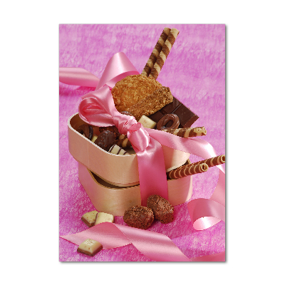 Acrylbild vertikal Süßigkeiten
