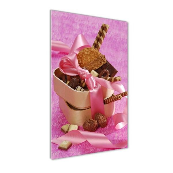 Acrylbild vertikal Süßigkeiten