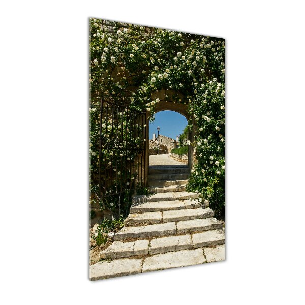Plexiglasbilder vertikal Blumenbogen