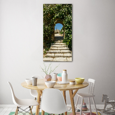 Plexiglasbilder vertikal Blumenbogen