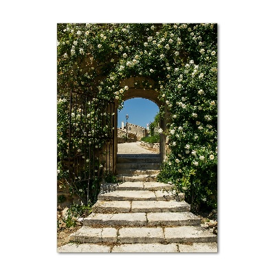 Plexiglasbilder vertikal Blumenbogen