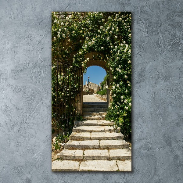 Plexiglasbilder vertikal Blumenbogen