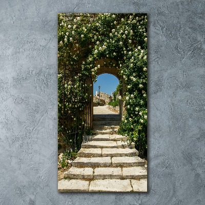 Plexiglasbilder vertikal Blumenbogen