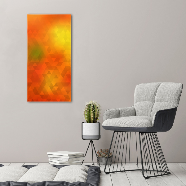 Bild auf Acrylglas vertikal Abstrakte Dreiecke