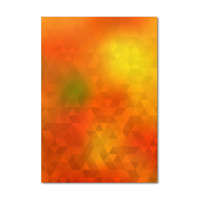 Bild auf Acrylglas vertikal Abstrakte Dreiecke