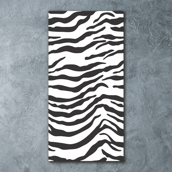 Plexiglasbilder vertikal Zebra-Hintergrund