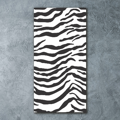 Plexiglasbilder vertikal Zebra-Hintergrund