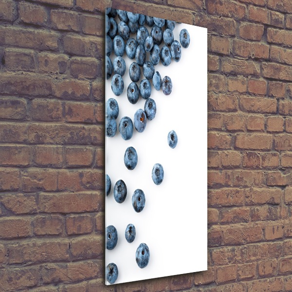 Modernes Acrylbild vertikal Beeren