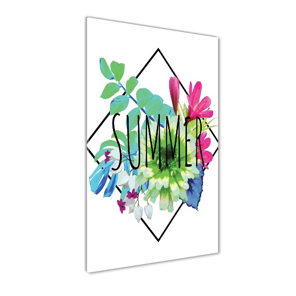 Modernes Acrylbild vertikal Sommer