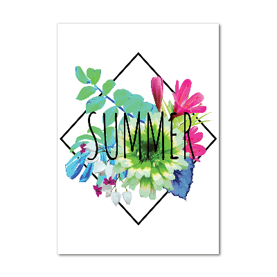 Modernes Acrylbild vertikal Sommer