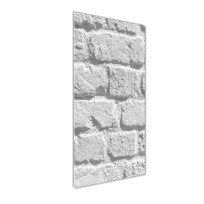 Plexiglasbilder vertikal Ziegelmauer
