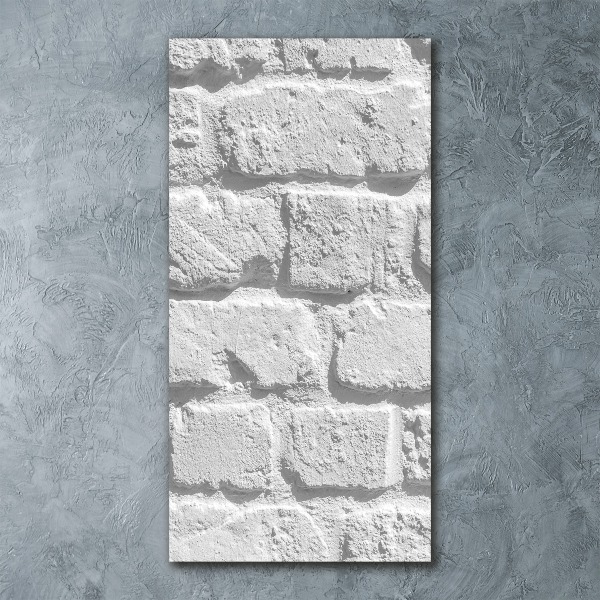 Plexiglasbilder vertikal Ziegelmauer