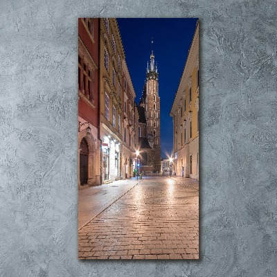 Acrylbild vertikal Krakau, Polen