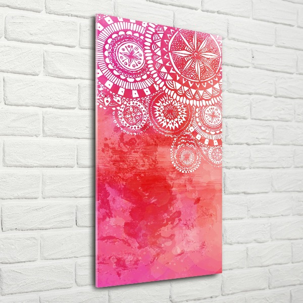 Bild auf Acrylglas vertikal Ornamente