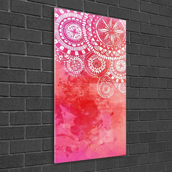 Bild auf Acrylglas vertikal Ornamente