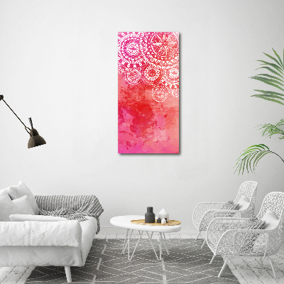 Bild auf Acrylglas vertikal Ornamente