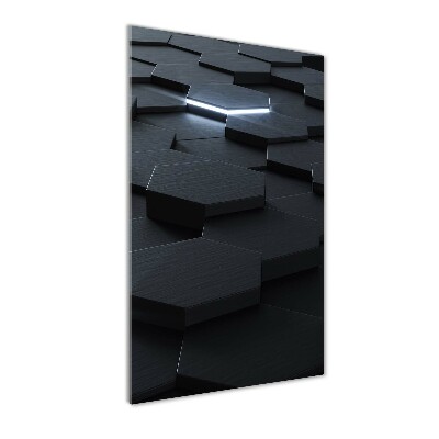 Plexiglasbilder vertikal Abstraktion